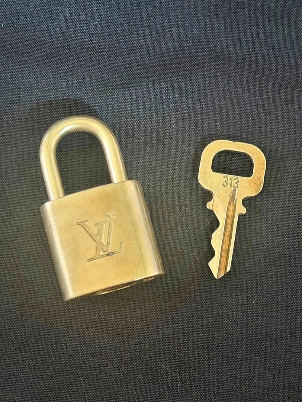 Louis Vuitton 313 Padlock and Key Set